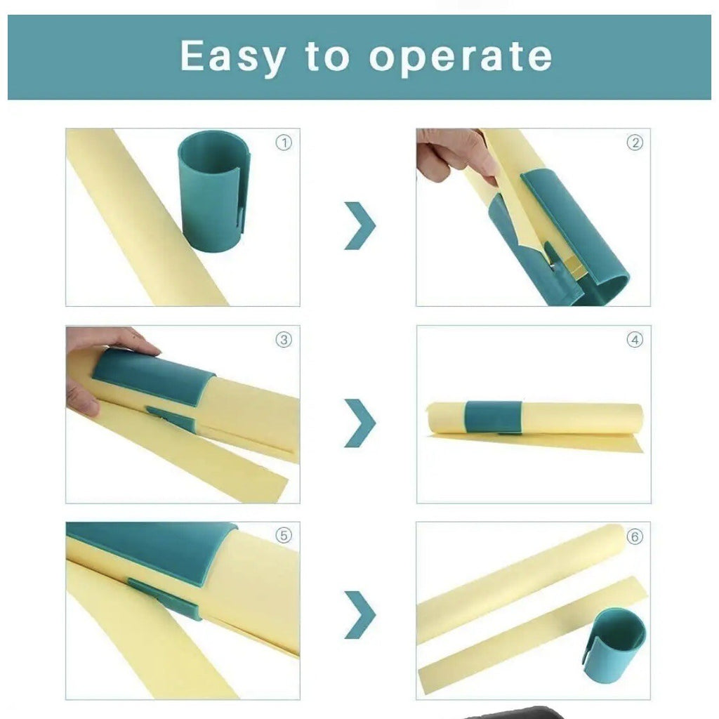 3Pcs Sliding Wrapping Paper Cutter Christmas Gift Wrap Paper Craft Cutting Tool